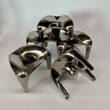 Stackable Candleholder set of 5, Germany 1970s