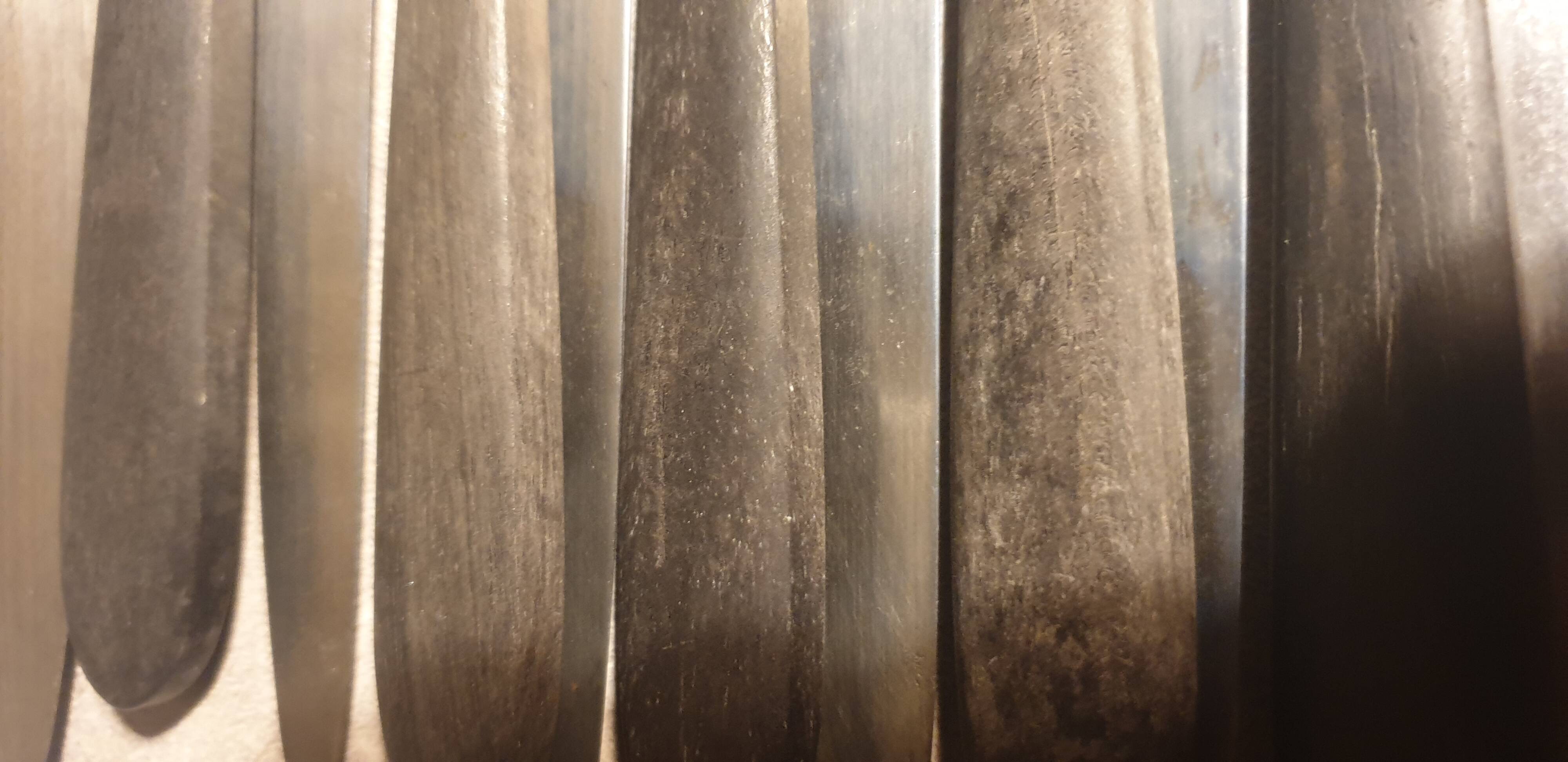 Set of 22 19th century knives