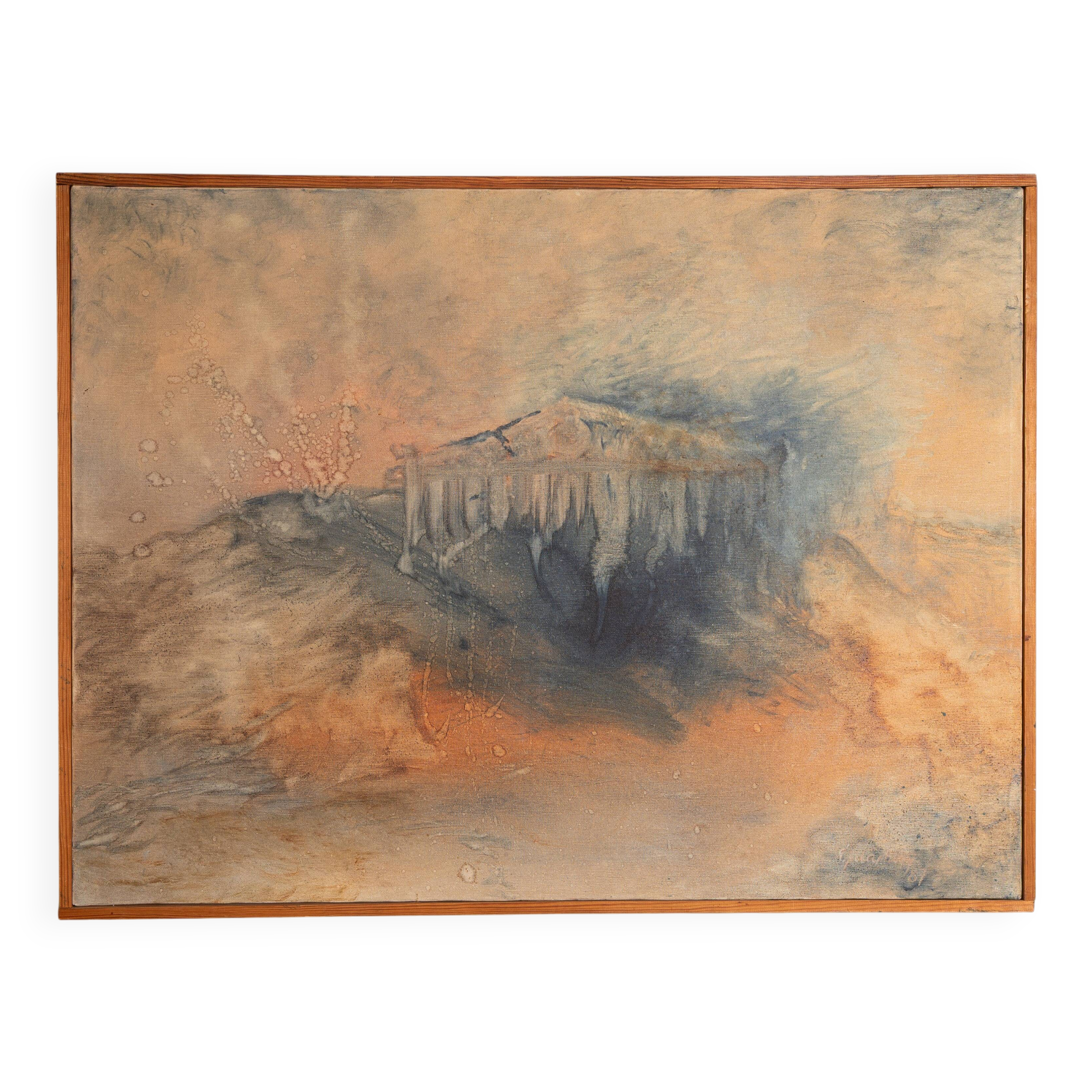 Abstract landscape painting by S. Martiny