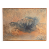 Peinture de paysage abstraite de S. Martiny