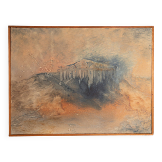 Abstract landscape painting by S. Martiny