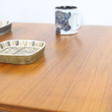 Rectangular table of meal Scandinavian teak