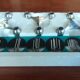 3 Nagel Design Candleholders / box and original candles