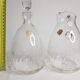 Bohemian crystal carafe and pitcher, 60s