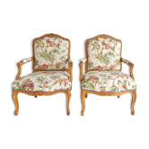 Pair antique armchairs