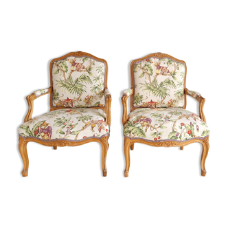 Paire fauteuils anciens
