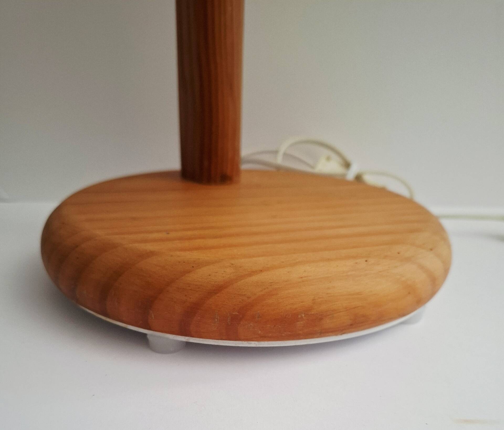 Lampe articulée en pin vintage