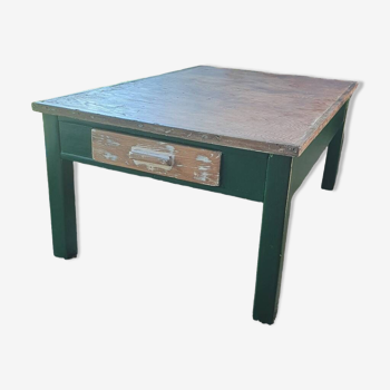 Table basse verte