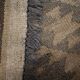 Brown & Khaki Geometric Kilim Rug, Handwoven Wool Carpet 302 x 239 cm