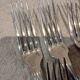 12 silver plated table forks by Christofle Vendome