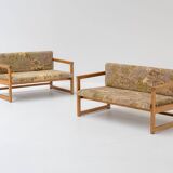 1960s Spanish Minimalist Settees