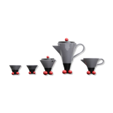Coffee / tea set designed by Pietro D'Amato, manufactured by Costantini l’Ogetto