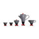 Coffee / tea set designed by Pietro D'Amato, manufactured by Costantini l’Ogetto