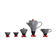 Coffee / tea set designed by Pietro D'Amato, manufactured by Costantini l’Ogetto
