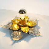 Set of two medium size painted Italian Florentine wall lights