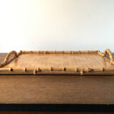 Bamboo marquetry tray