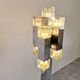 Vintage cubic floor lamp by Gaetano Sciolari, 1970s