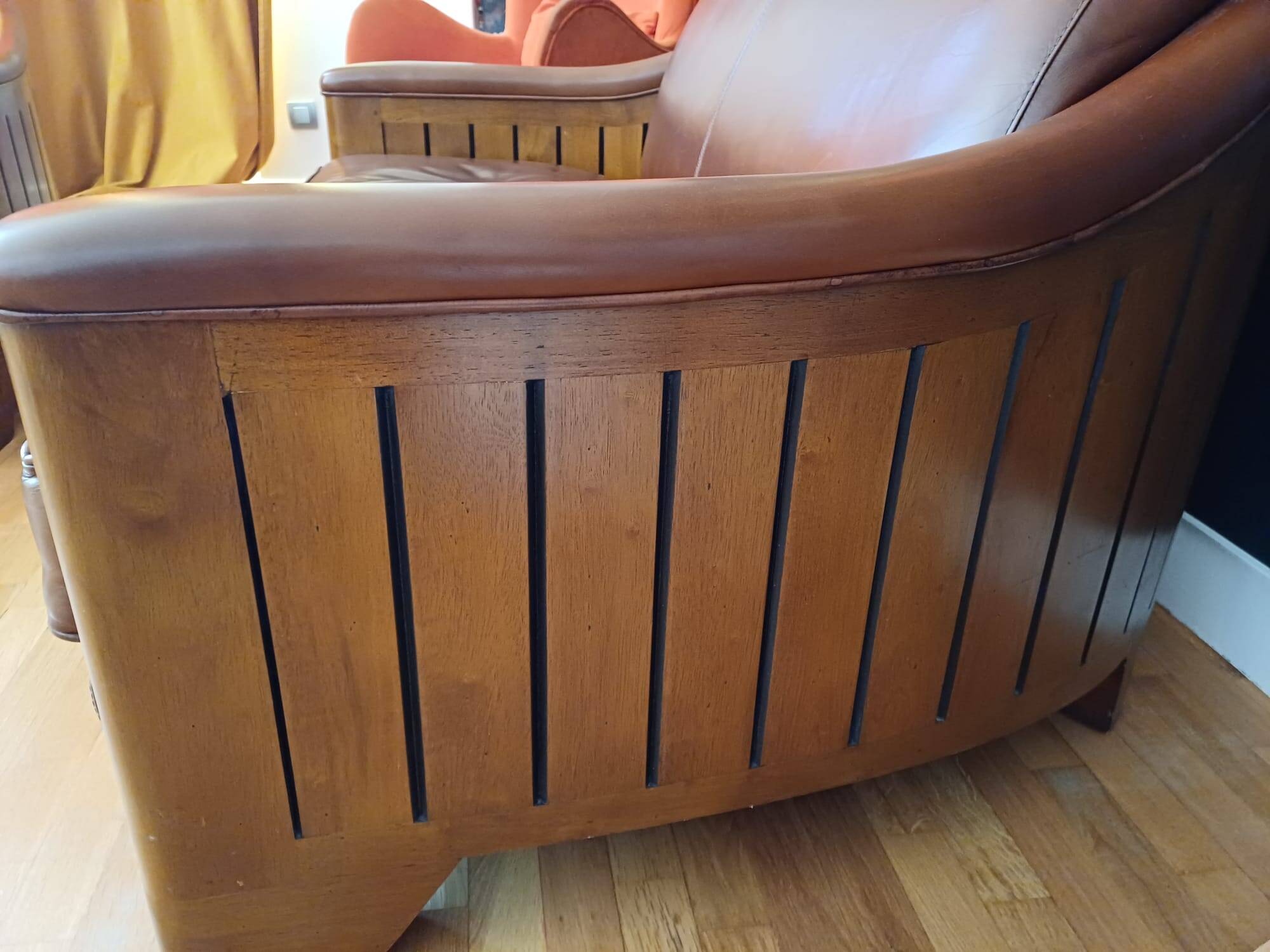 Vintage leather sofa