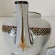 Art Deco filter coffee maker in Limoges porcelain by Balleroy Frères
