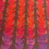 Tapis scandinave vintage des années 70 tissé à la main