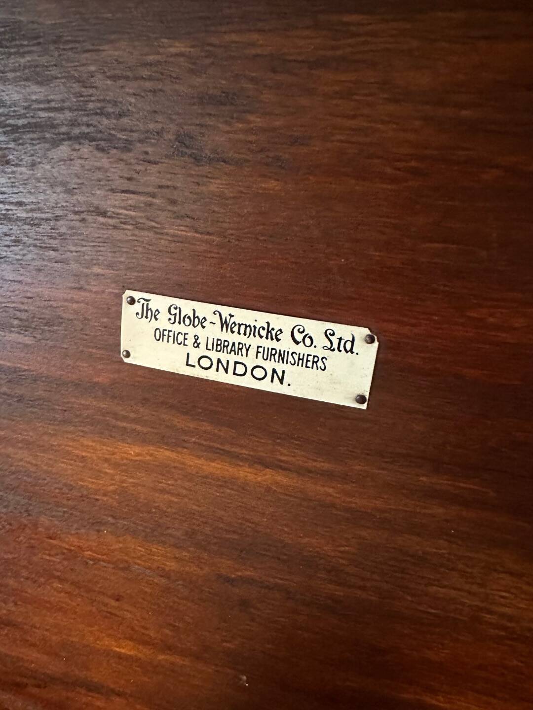 Antique oak Globe Wernicke Bookcase