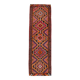 Red & Orange Oriental Kilim Runner Rug, 105x340Cm