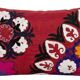 Housse de coussin brodée vintage 51x71 cm
