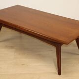 Table basse scandinave en teck, 1960