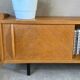 Vintage wooden sideboard (shallow)