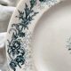 5 old flat ironstone plates “Cyrano” Longwy