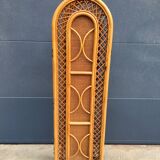 Wicker and rattan screen