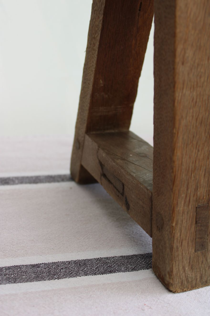 Wooden bench