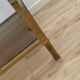 Brass console and smoked glass italy 1970