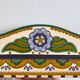 Hand painted floral mirror