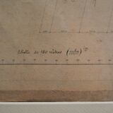"geometric and sharing" cadastral plan of 1852 canvas