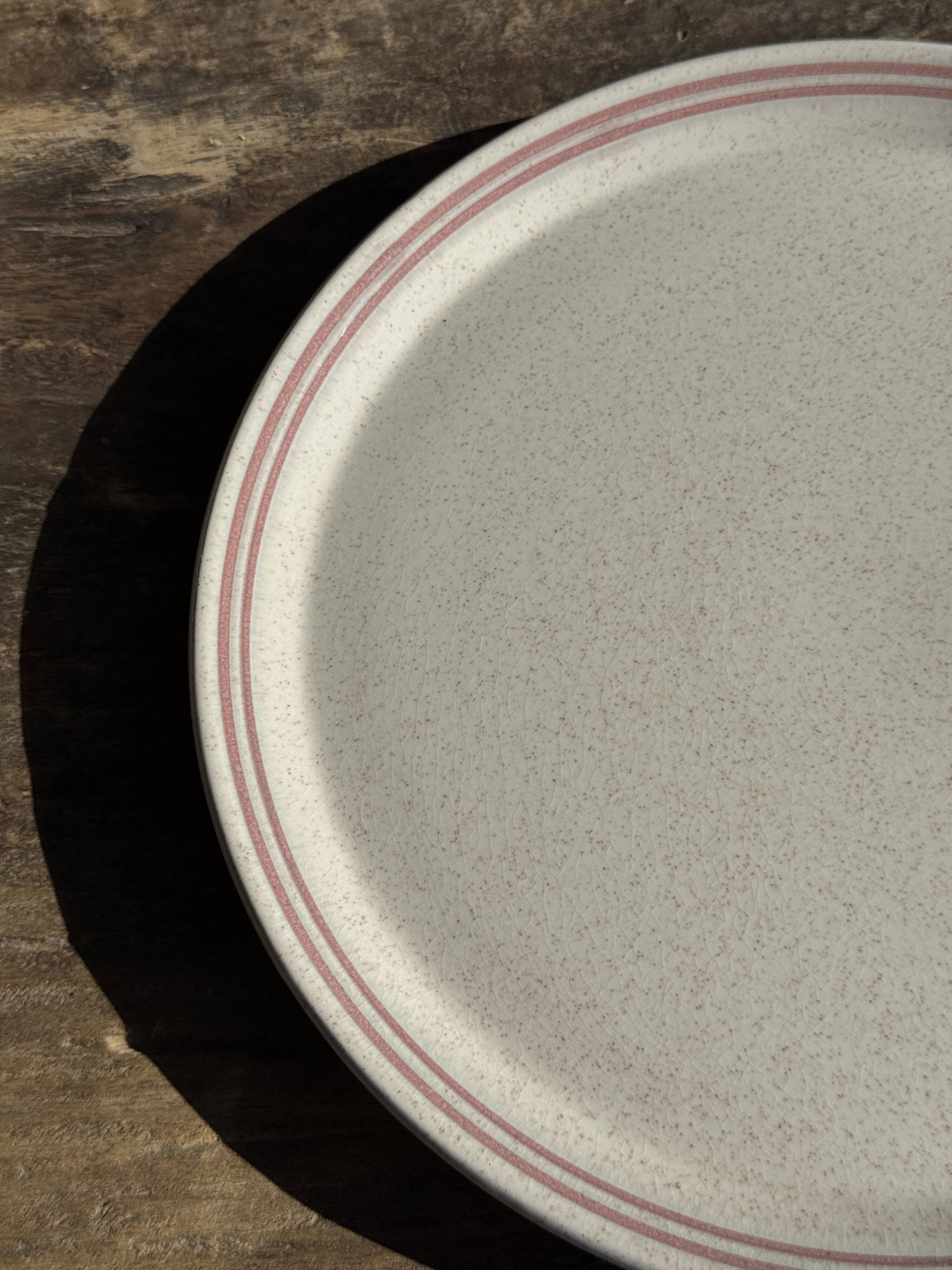 Lunéville table service Art Workshop 8 plates and 2 serving dishes