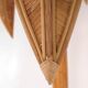 "Palm tree" floor lamp in rattan