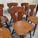 Lot de 12 chaises  bistrot vintage 1960