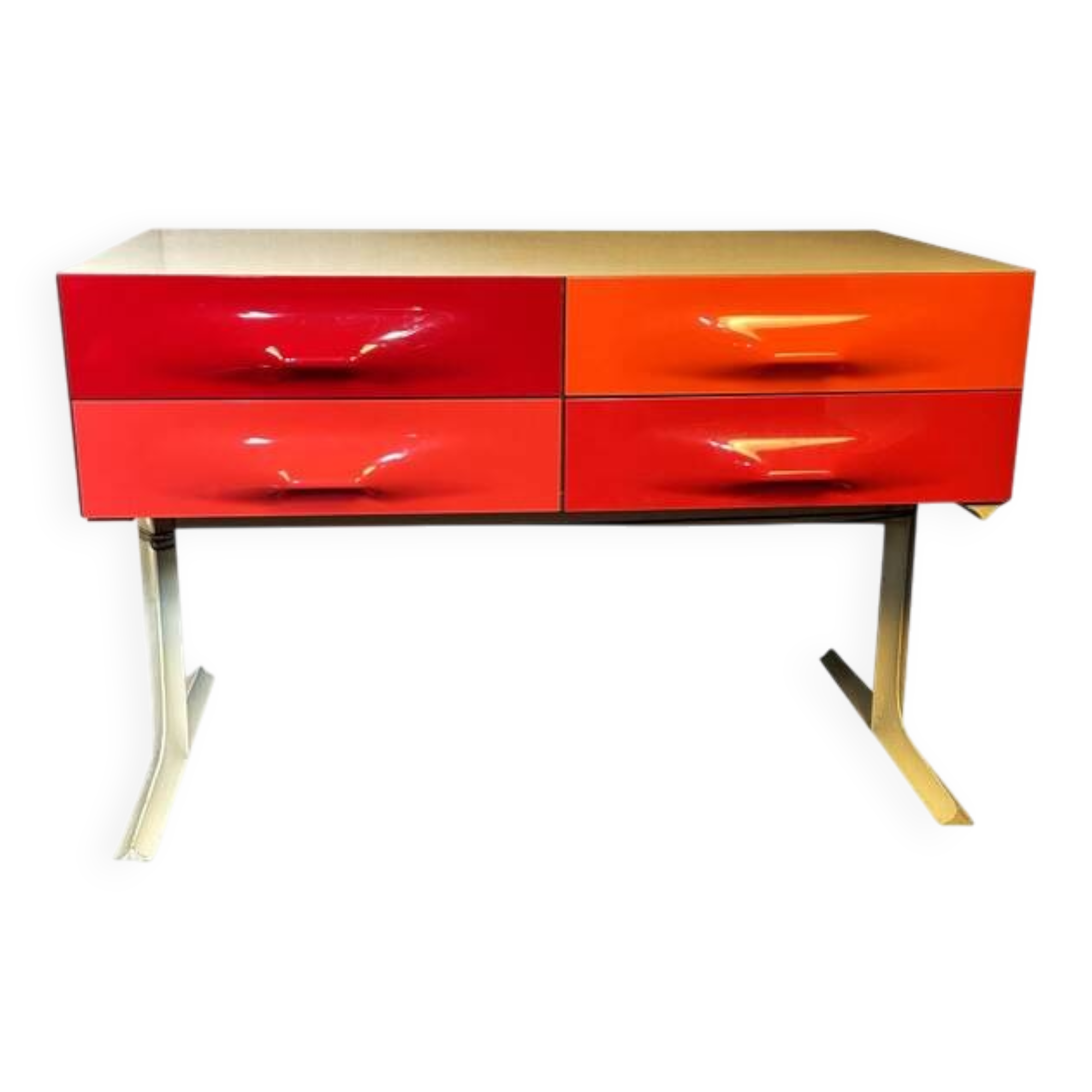 Raymond Loewy double-sided chest of drawers model with 6 drawers