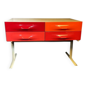Raymond Loewy double-sided chest of drawers model with 6 drawers