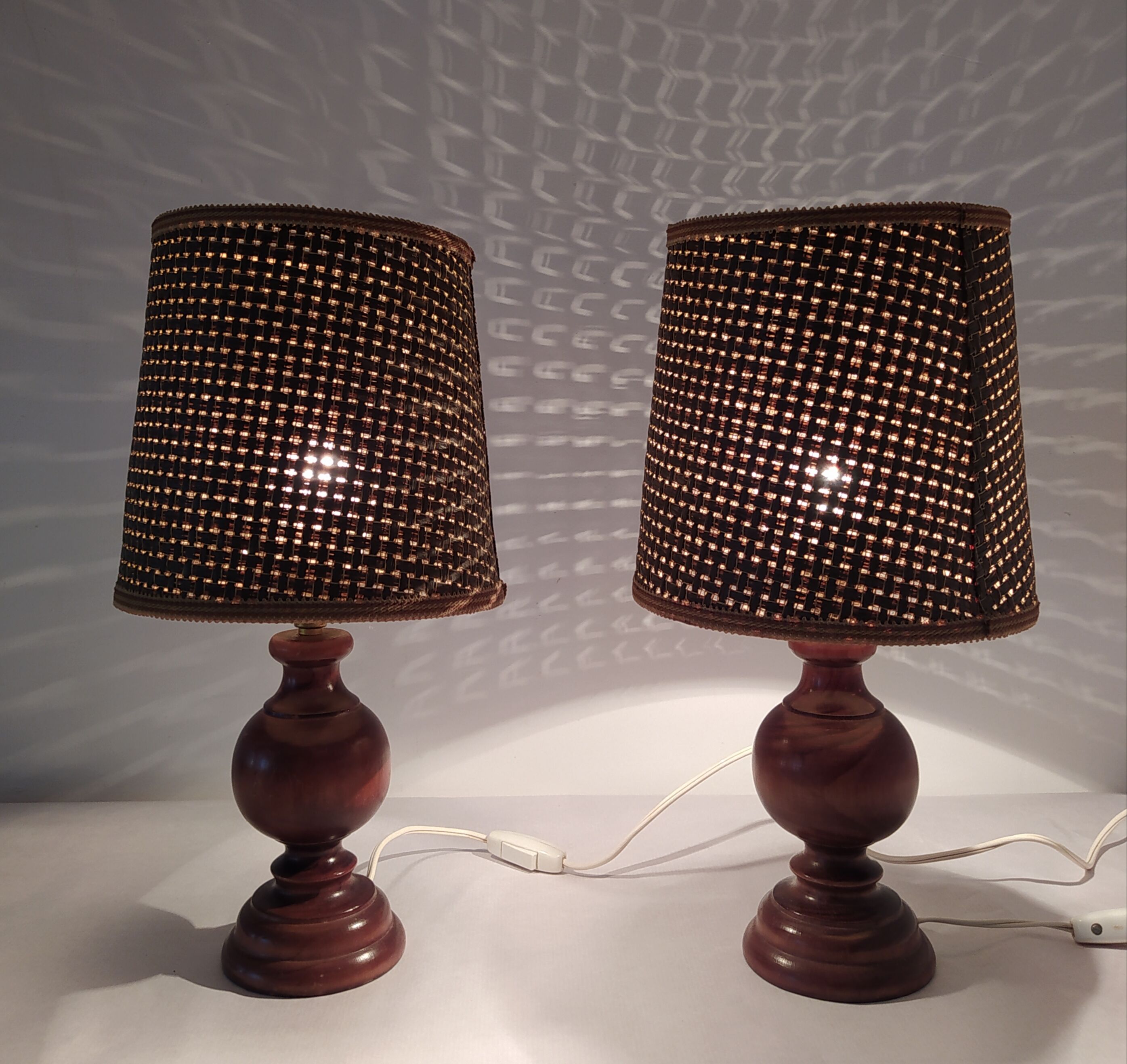 Pair of old lamps