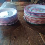 Ceramic plates. 70s/80s Work inspired by the 16th and 17th centuries.
