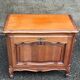 Louis XV buffet TV bar with mirror in solid wood