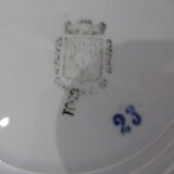 4 dessert plates from St Amand