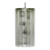 XXL glass pendant lamp by Doria | Mid Century Modern  | Brutalist Desogn