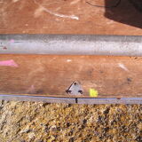 Mullca canteen table with towel holder, red formica, 60s/70s