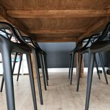 Table for 8/10 people, solid wood, interior's.