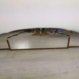 Art Deco brass mirror