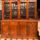 Large English library from the 19th century in mahogany.
