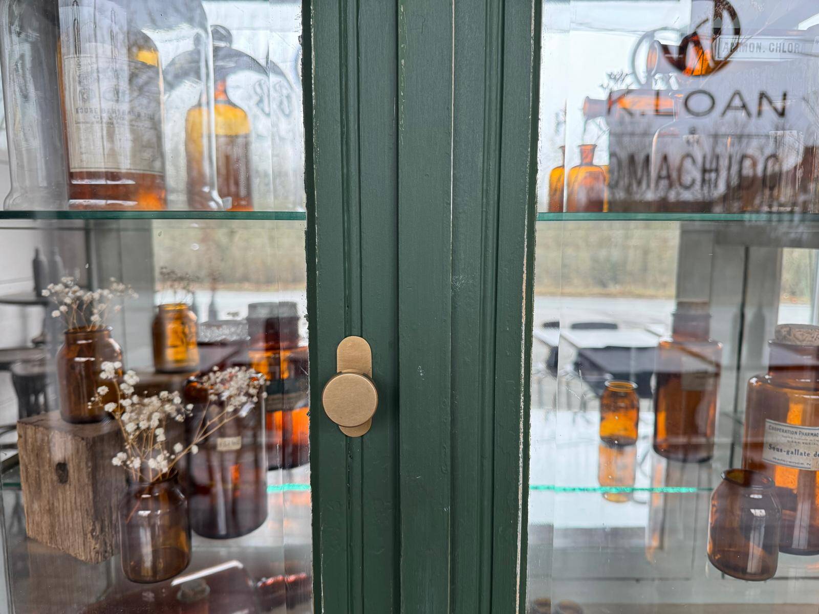 Pharmacy display case